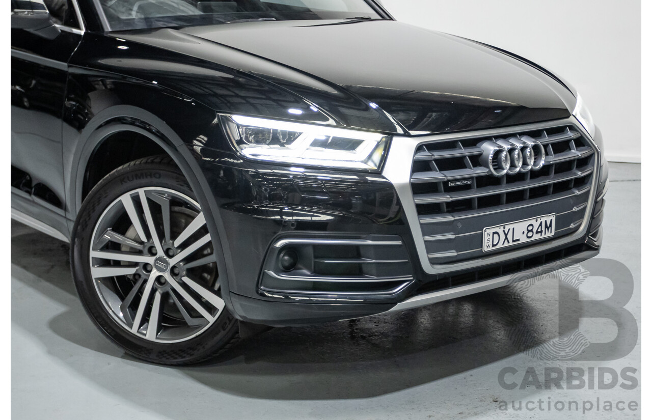6/2017 Audi Q5 TFSI Sport Quattro Ultra (AWD) FY MY17 4d Wagon Brilliant Black Metallic Turbo 2.0L