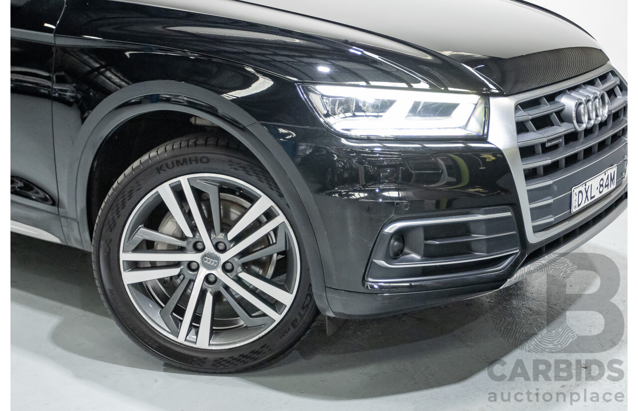 6/2017 Audi Q5 TFSI Sport Quattro Ultra (AWD) FY MY17 4d Wagon Brilliant Black Metallic Turbo 2.0L