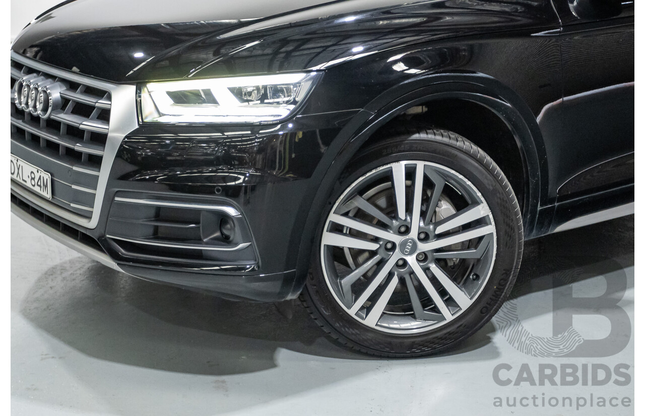 6/2017 Audi Q5 TFSI Sport Quattro Ultra (AWD) FY MY17 4d Wagon Brilliant Black Metallic Turbo 2.0L