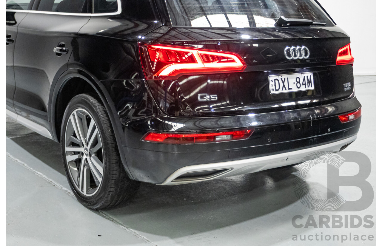 6/2017 Audi Q5 TFSI Sport Quattro Ultra (AWD) FY MY17 4d Wagon Brilliant Black Metallic Turbo 2.0L