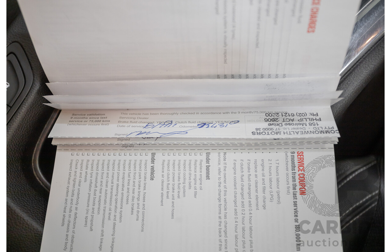 2/2014 Holden Calais V VF 4d Sedan null 3.6L