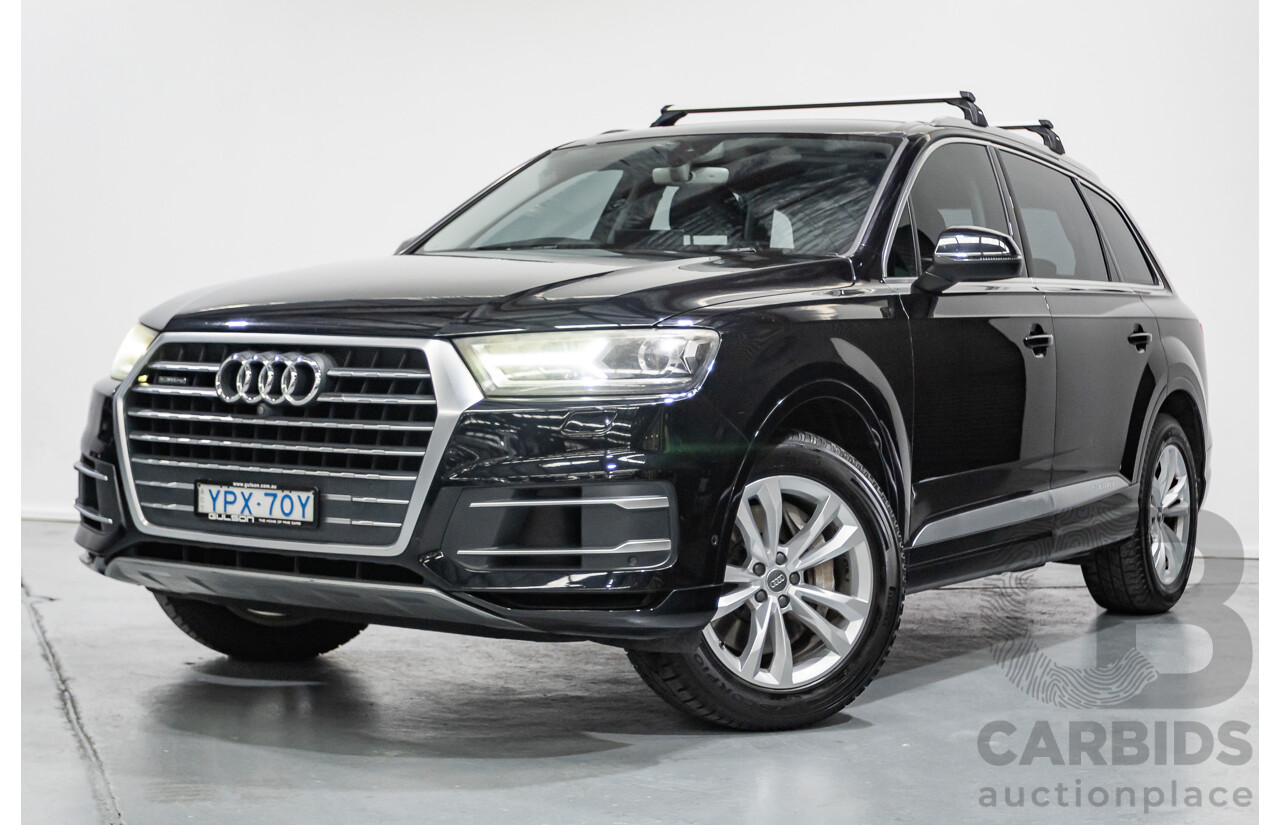 11/2015 Audi Q7 3.0 TDI Quattro (AWD) 4M 4D Wagon Black Turbo Diesel 3.0L (200kW) - 7 Seats