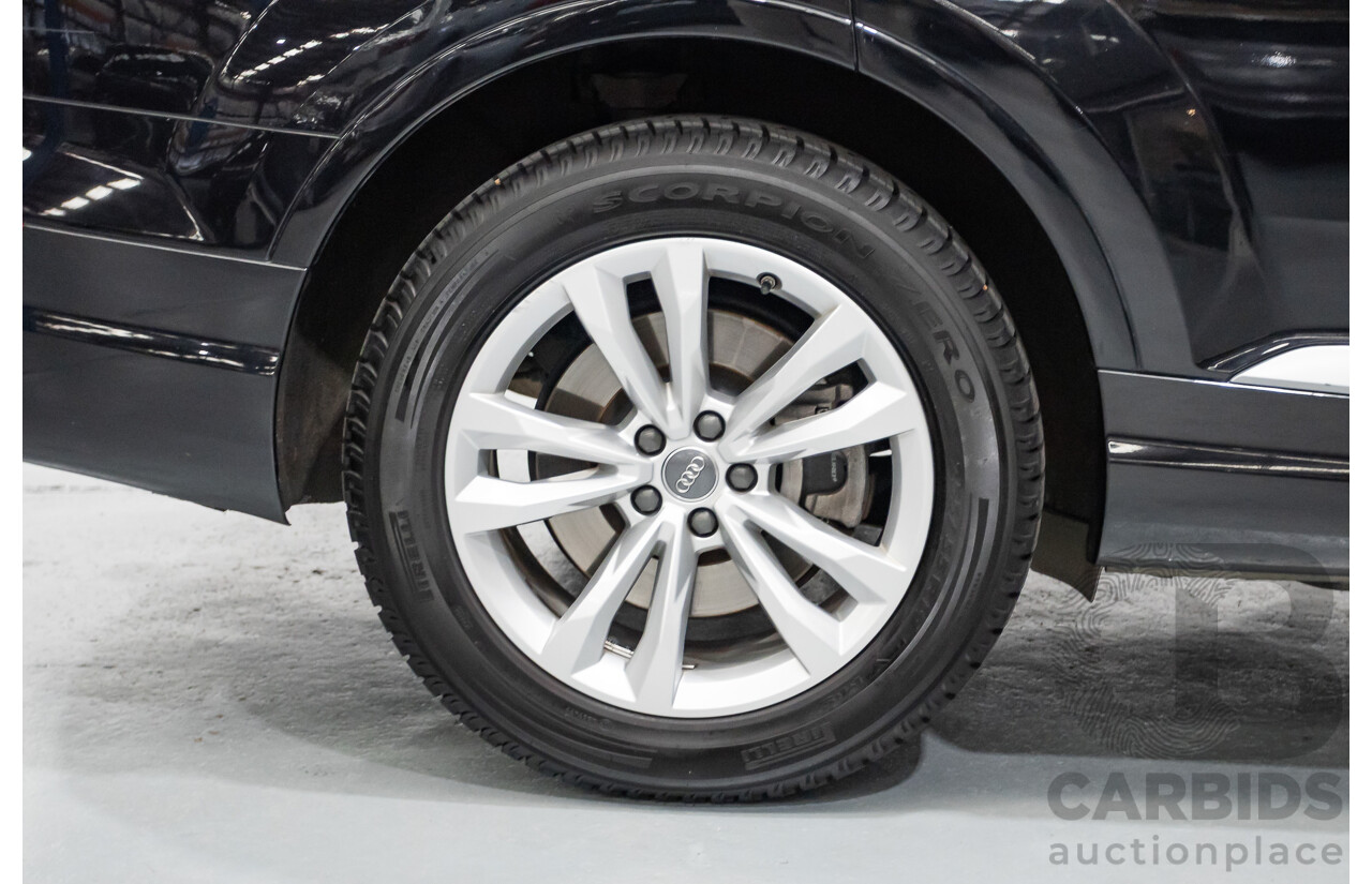 11/2015 Audi Q7 3.0 TDI Quattro (AWD) 4M 4D Wagon Black Turbo Diesel 3.0L (200kW) - 7 Seats