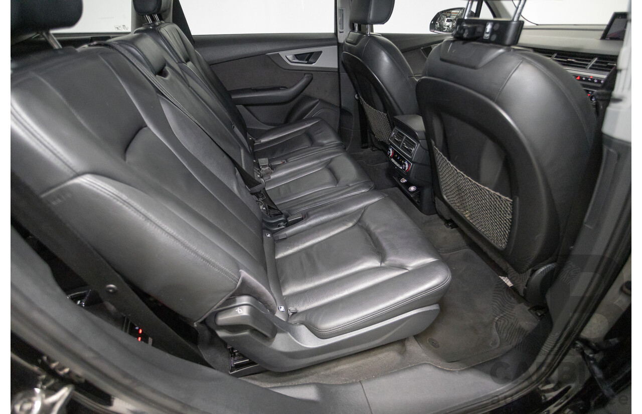 11/2015 Audi Q7 3.0 TDI Quattro (AWD) 4M 4D Wagon Black Turbo Diesel 3.0L (200kW) - 7 Seats