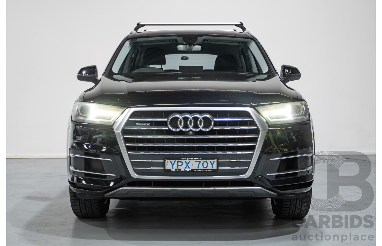 11/2015 Audi Q7 3.0 TDI Quattro (AWD) 4M 4D Wagon Black Turbo Diesel 3.0L (200kW) - 7 Seats
