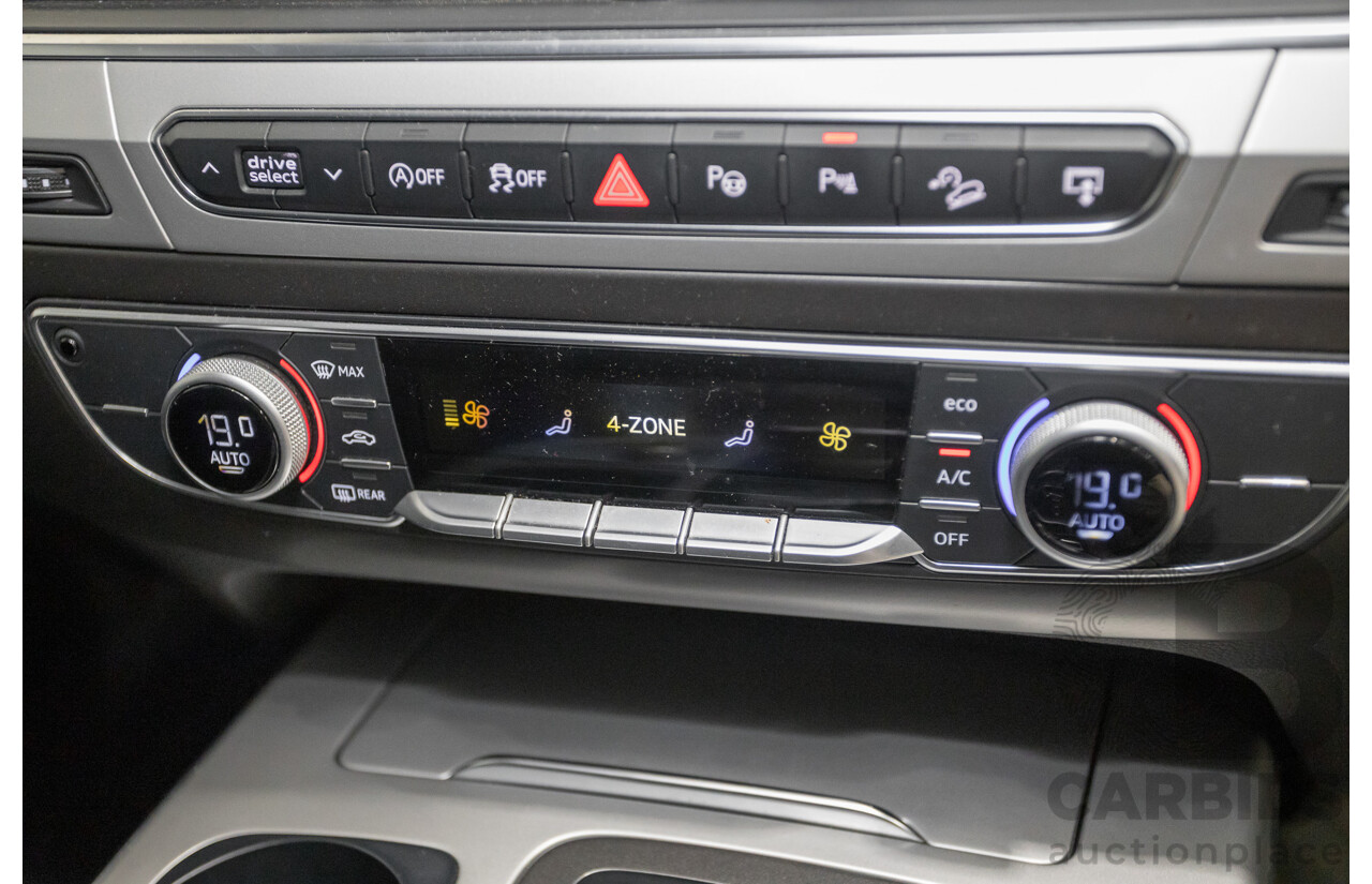 11/2015 Audi Q7 3.0 TDI Quattro (AWD) 4M 4D Wagon Black Turbo Diesel 3.0L (200kW) - 7 Seats