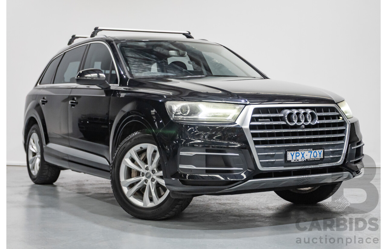 11/2015 Audi Q7 3.0 TDI Quattro (AWD) 4M 4D Wagon Black Turbo Diesel 3.0L (200kW) - 7 Seats