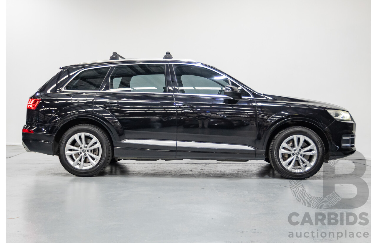 11/2015 Audi Q7 3.0 TDI Quattro (AWD) 4M 4D Wagon Black Turbo Diesel 3.0L (200kW) - 7 Seats