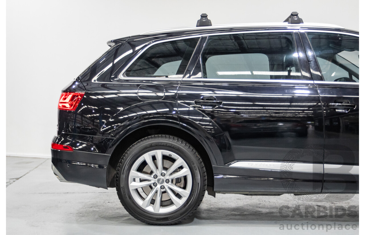 11/2015 Audi Q7 3.0 TDI Quattro (AWD) 4M 4D Wagon Black Turbo Diesel 3.0L (200kW) - 7 Seats