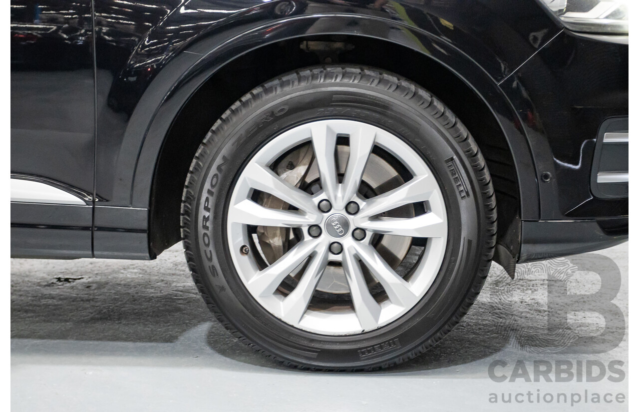 11/2015 Audi Q7 3.0 TDI Quattro (AWD) 4M 4D Wagon Black Turbo Diesel 3.0L (200kW) - 7 Seats
