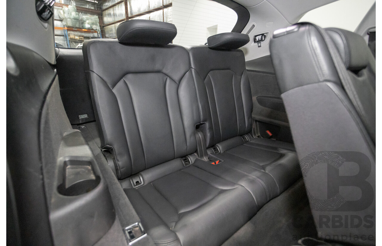 11/2015 Audi Q7 3.0 TDI Quattro (AWD) 4M 4D Wagon Black Turbo Diesel 3.0L (200kW) - 7 Seats