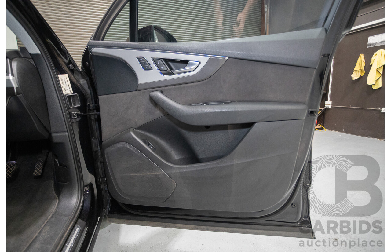 11/2015 Audi Q7 3.0 TDI Quattro (AWD) 4M 4D Wagon Black Turbo Diesel 3.0L (200kW) - 7 Seats