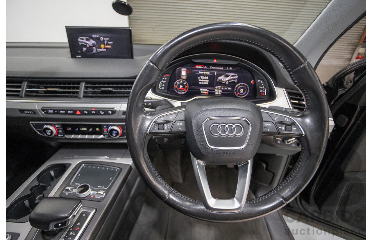 11/2015 Audi Q7 3.0 TDI Quattro (AWD) 4M 4D Wagon Black Turbo Diesel 3.0L (200kW) - 7 Seats