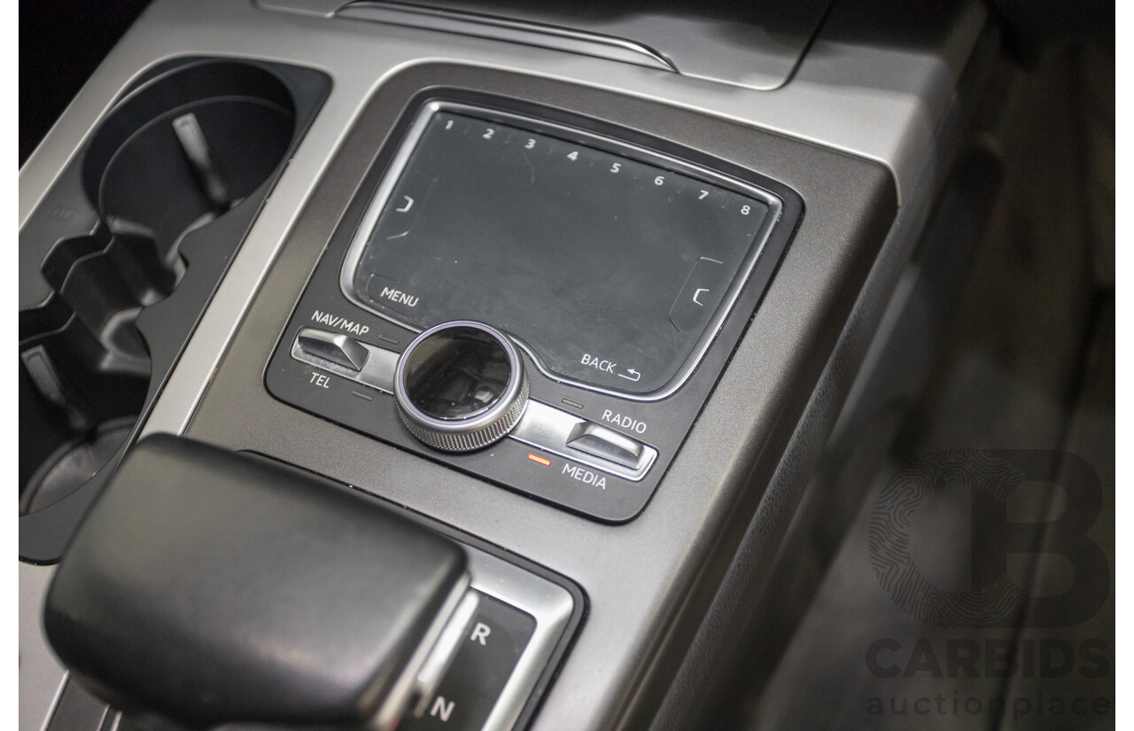 11/2015 Audi Q7 3.0 TDI Quattro (AWD) 4M 4D Wagon Black Turbo Diesel 3.0L (200kW) - 7 Seats