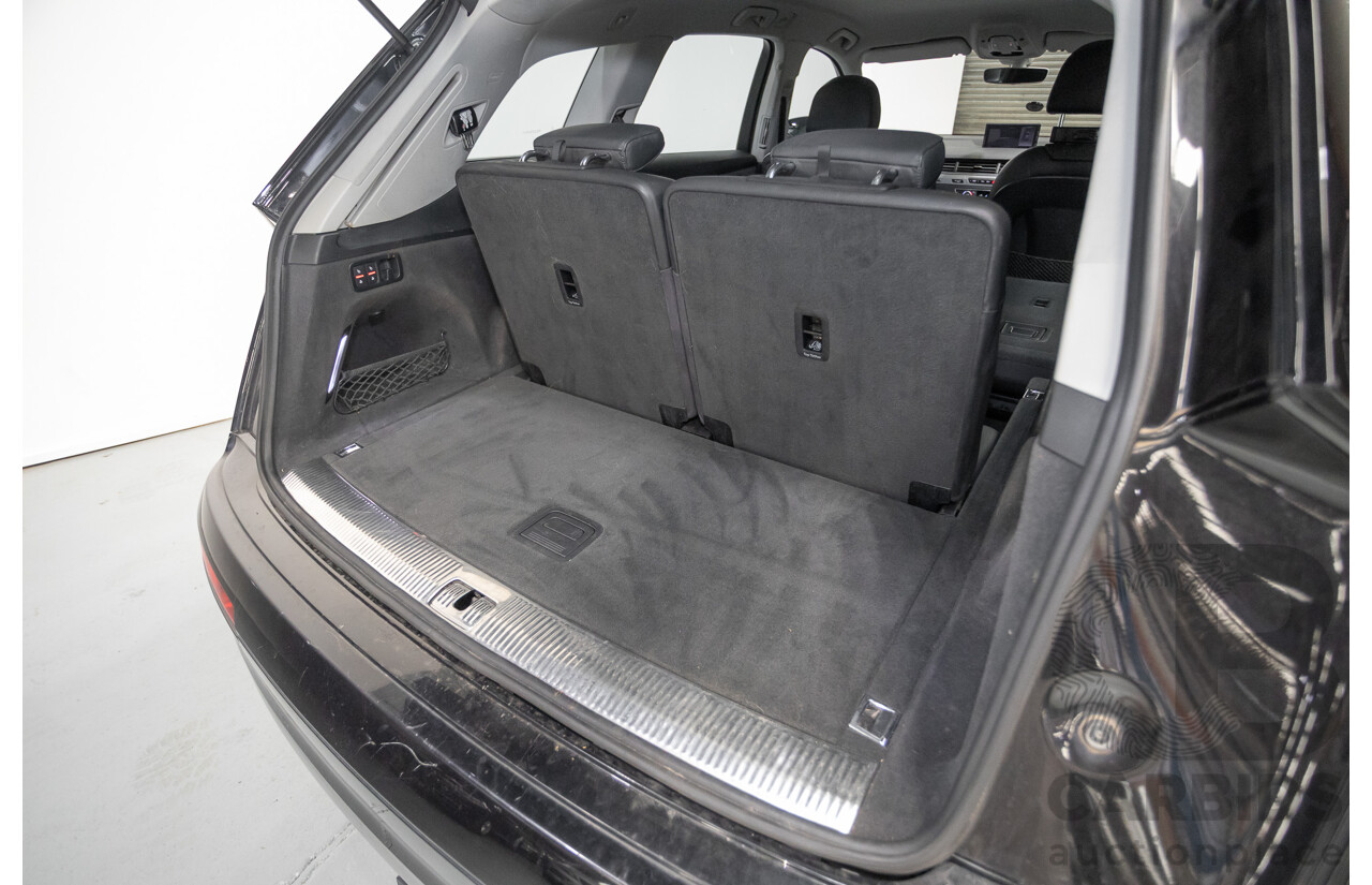 11/2015 Audi Q7 3.0 TDI Quattro (AWD) 4M 4D Wagon Black Turbo Diesel 3.0L (200kW) - 7 Seats