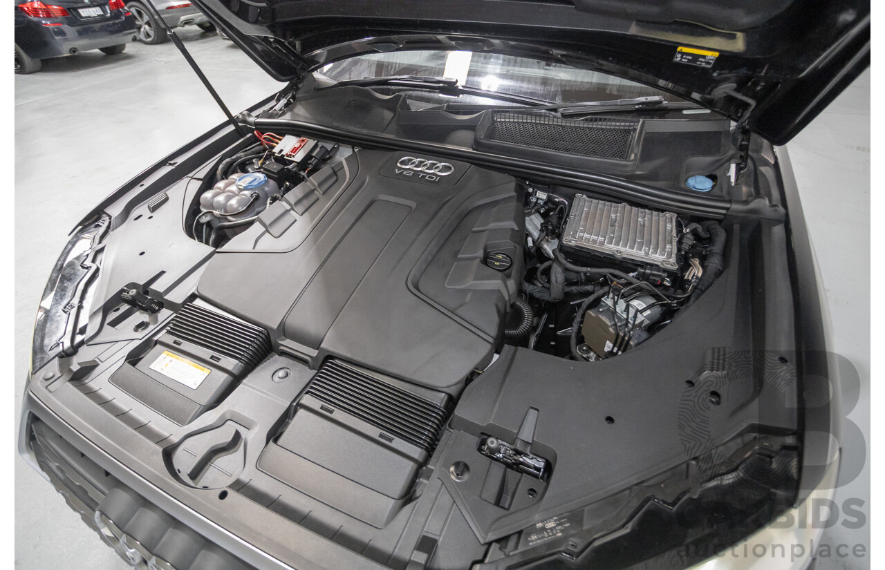 11/2015 Audi Q7 3.0 TDI Quattro (AWD) 4M 4D Wagon Black Turbo Diesel 3.0L (200kW) - 7 Seats