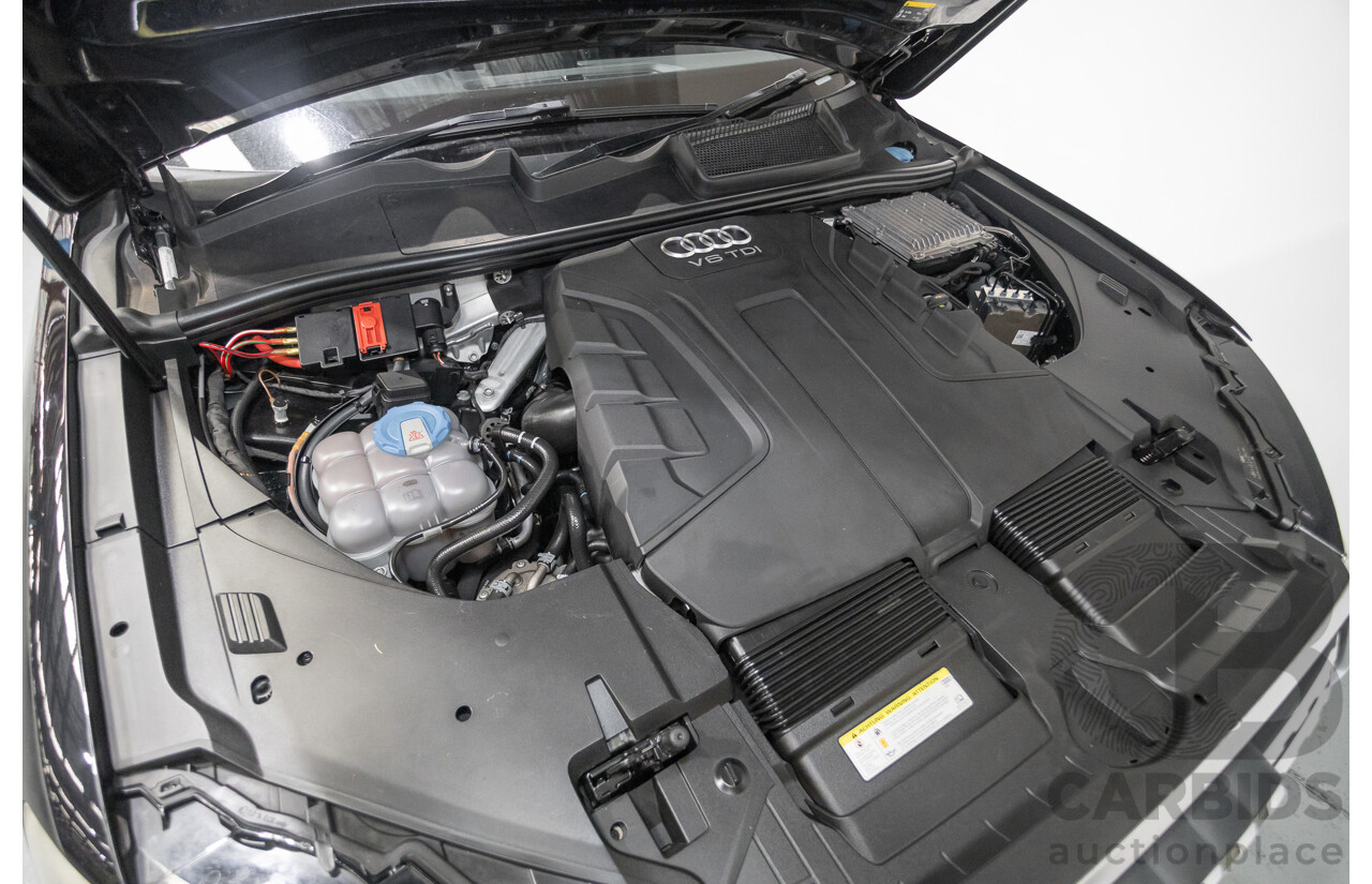 11/2015 Audi Q7 3.0 TDI Quattro (AWD) 4M 4D Wagon Black Turbo Diesel 3.0L (200kW) - 7 Seats