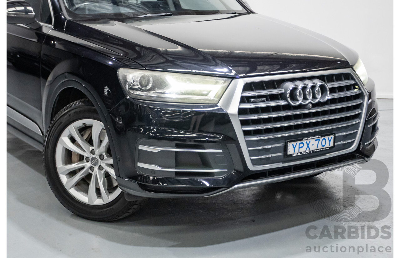 11/2015 Audi Q7 3.0 TDI Quattro (AWD) 4M 4D Wagon Black Turbo Diesel 3.0L (200kW) - 7 Seats