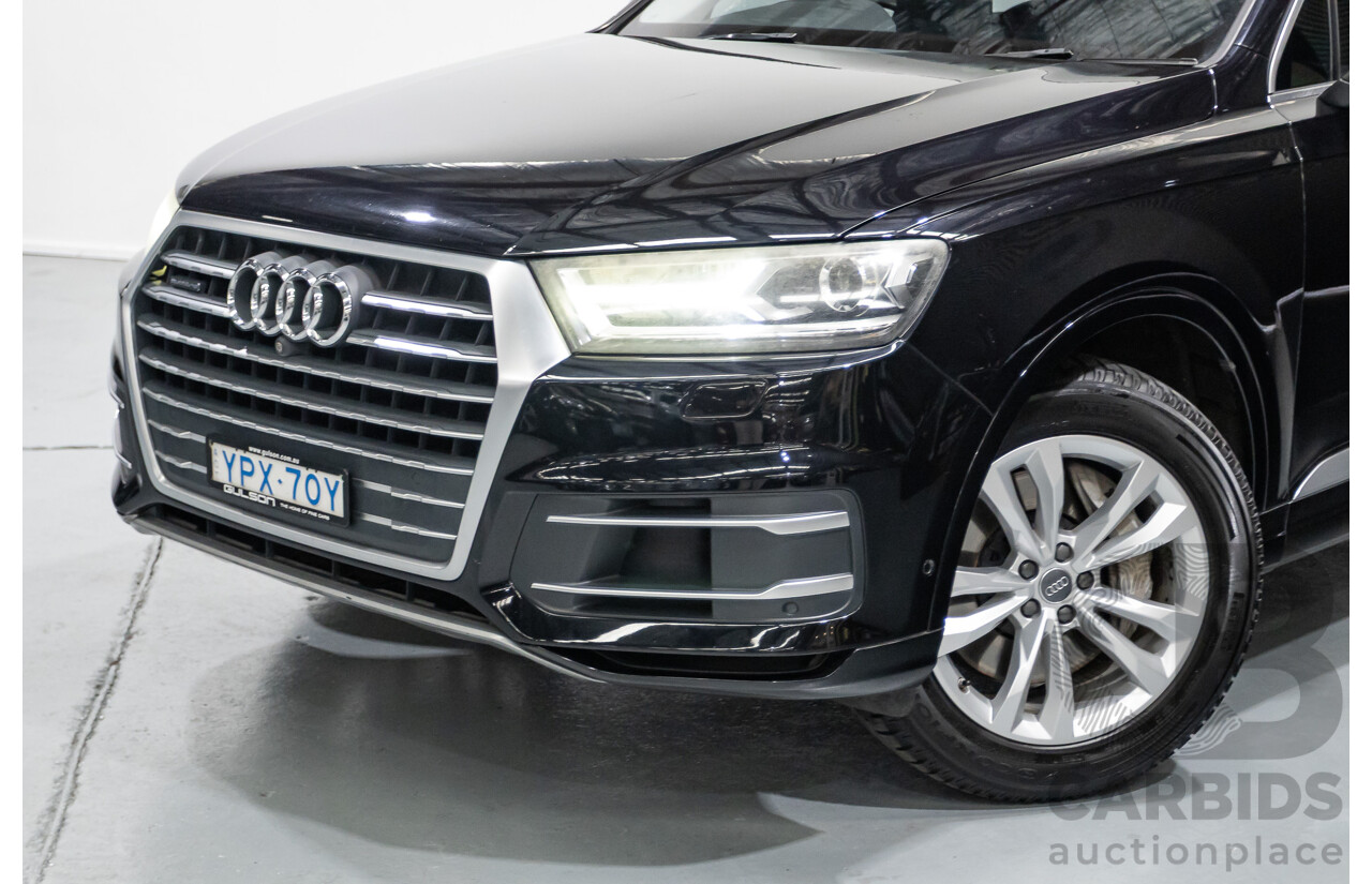 11/2015 Audi Q7 3.0 TDI Quattro (AWD) 4M 4D Wagon Black Turbo Diesel 3.0L (200kW) - 7 Seats