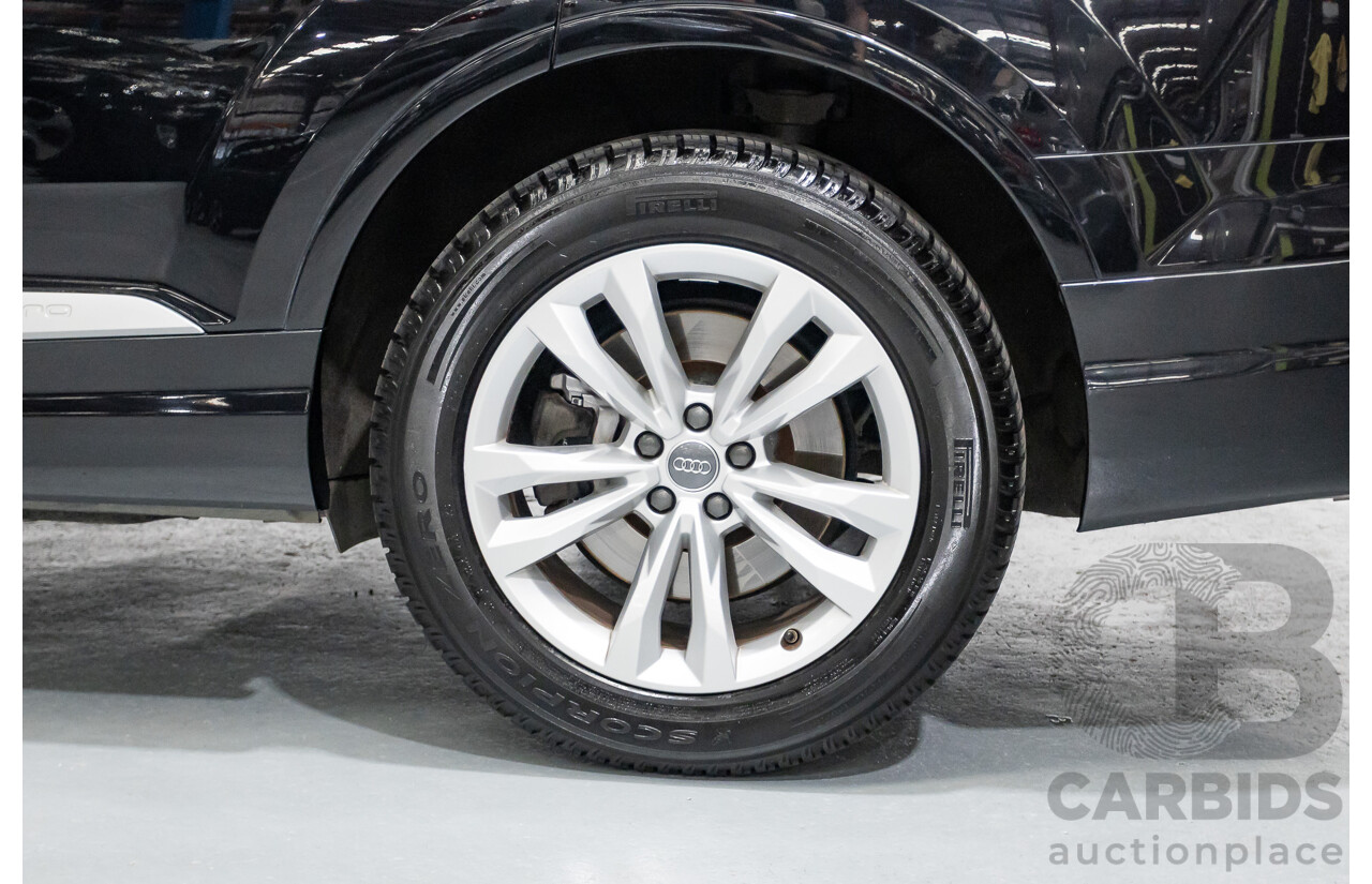 11/2015 Audi Q7 3.0 TDI Quattro (AWD) 4M 4D Wagon Black Turbo Diesel 3.0L (200kW) - 7 Seats