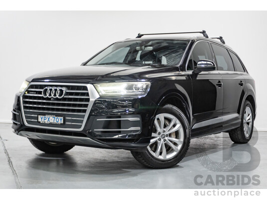 11/2015 Audi Q7 3.0 TDI Quattro (AWD) 4M 4D Wagon Black Turbo Diesel 3.0L (200kW) - 7 Seats