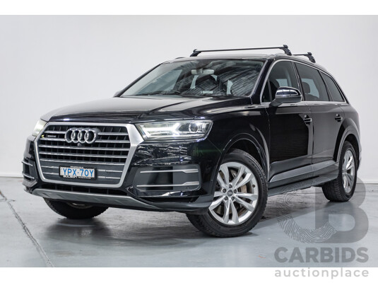 11/2015 Audi Q7 3.0 TDI Quattro (AWD) 4M 4D Wagon Black Turbo Diesel 3.0L (200kW) - 7 Seats