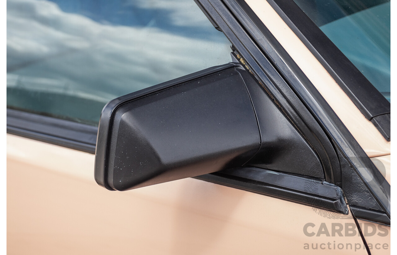 6/1988 Holden VL Commodore Executive 4d Sedan Pastel Pink Turbo 3.0L