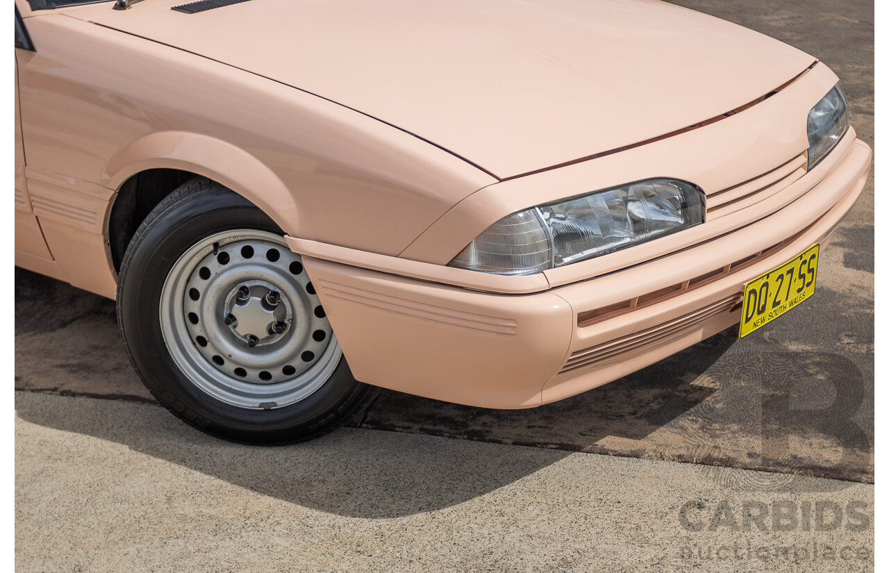 6/1988 Holden VL Commodore Executive 4d Sedan Pastel Pink Turbo 3.0L