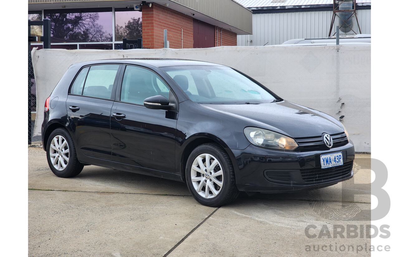 7/2011 Volkswagen Golf 118 TSI Comfortline 1K MY11 5d Hatchback Black 1.4L