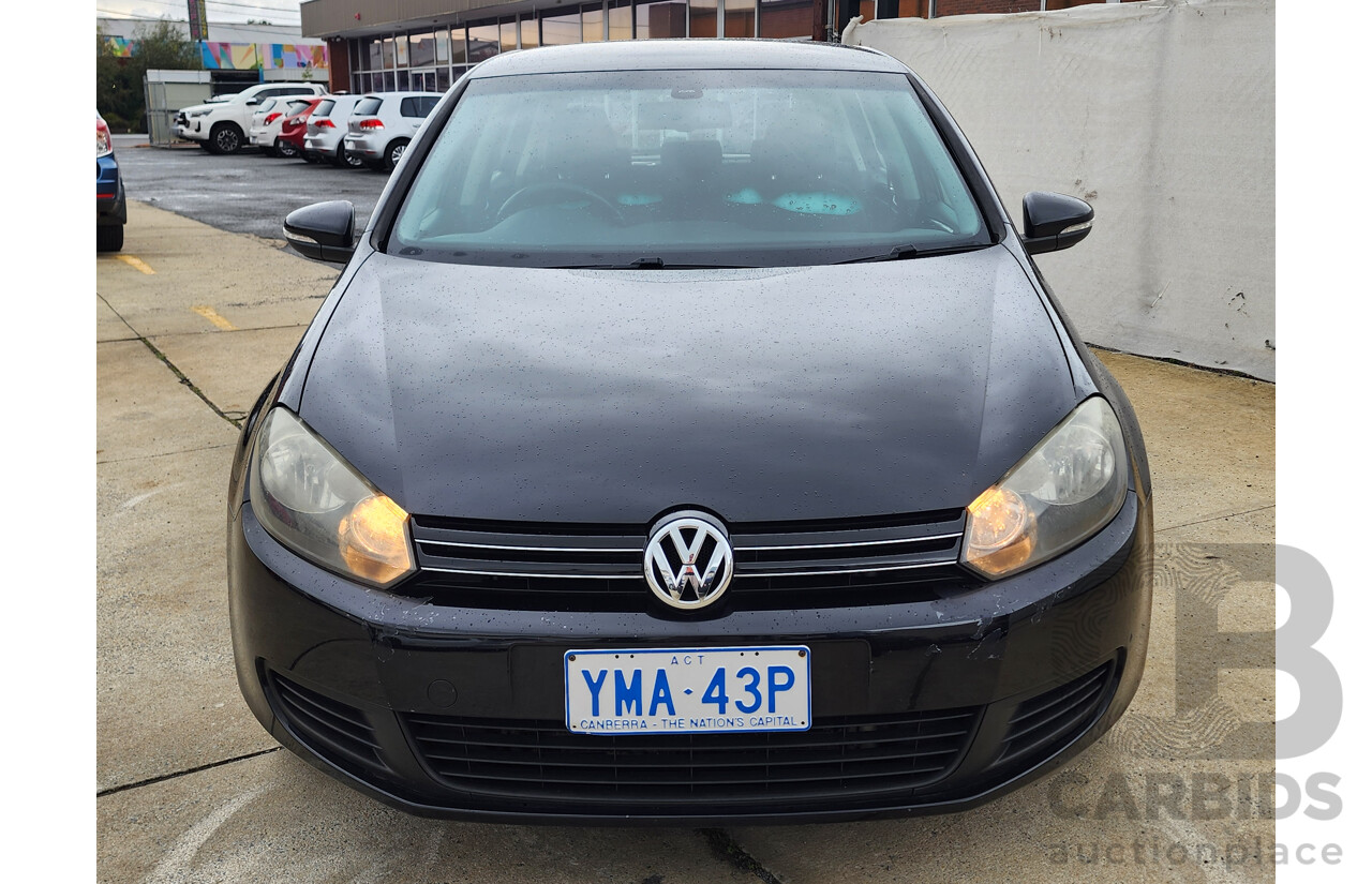 7/2011 Volkswagen Golf 118 TSI Comfortline 1K MY11 5d Hatchback Black 1.4L