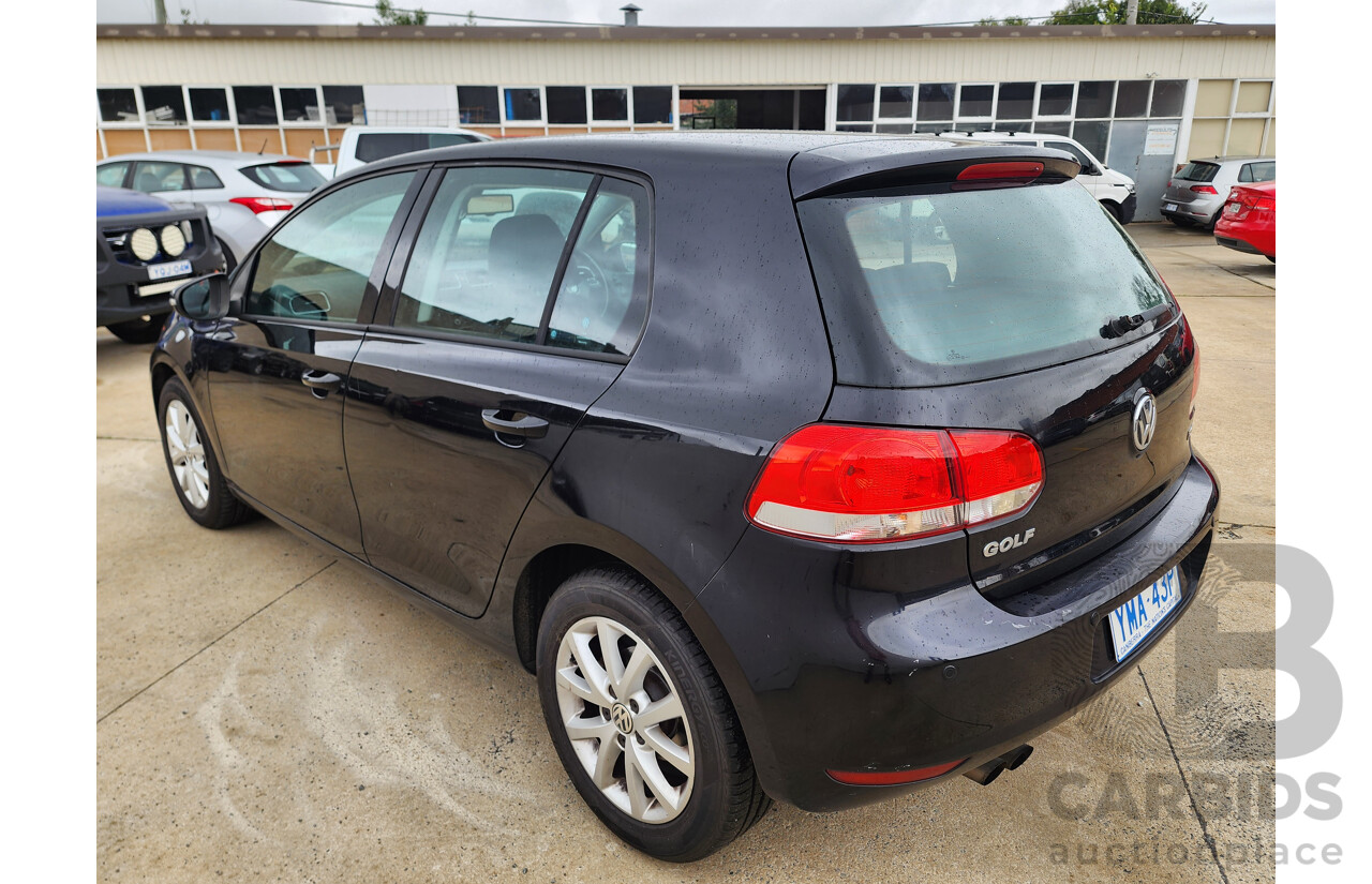 7/2011 Volkswagen Golf 118 TSI Comfortline 1K MY11 5d Hatchback Black 1.4L