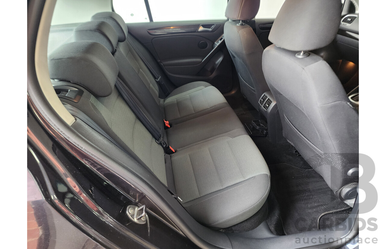 7/2011 Volkswagen Golf 118 TSI Comfortline 1K MY11 5d Hatchback Black 1.4L