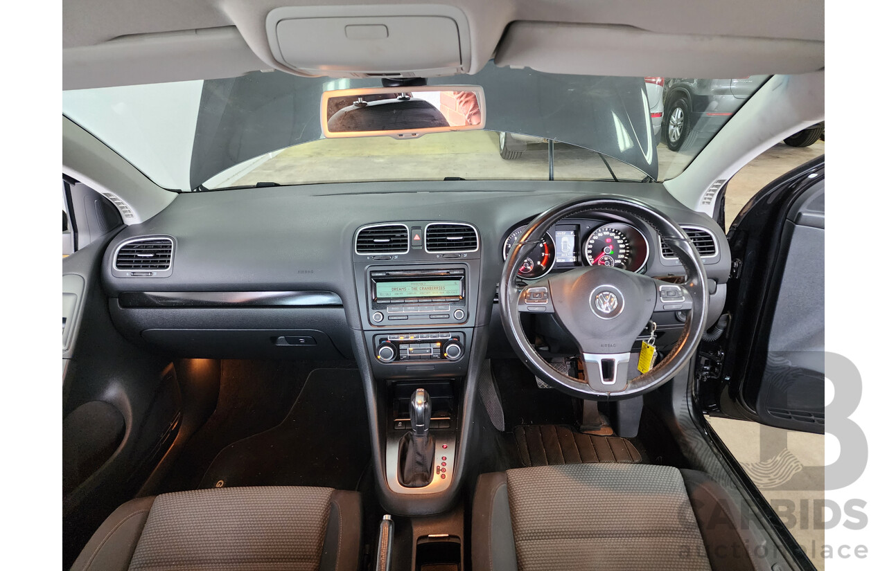 7/2011 Volkswagen Golf 118 TSI Comfortline 1K MY11 5d Hatchback Black 1.4L