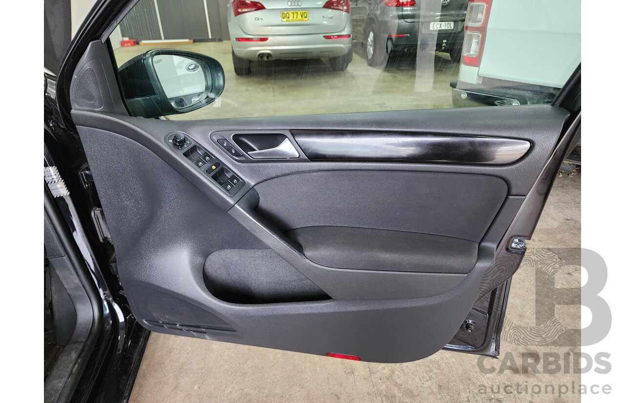 7/2011 Volkswagen Golf 118 TSI Comfortline 1K MY11 5d Hatchback Black 1.4L