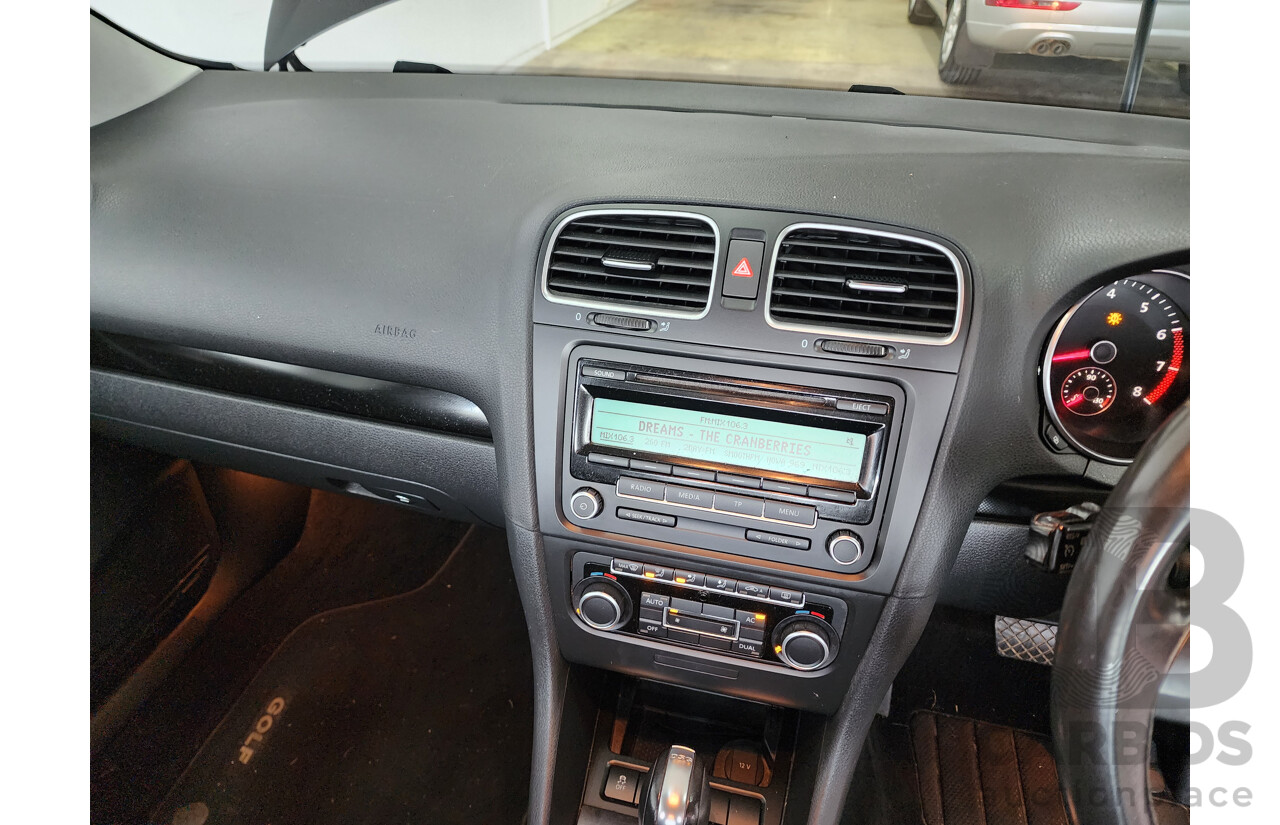 7/2011 Volkswagen Golf 118 TSI Comfortline 1K MY11 5d Hatchback Black 1.4L