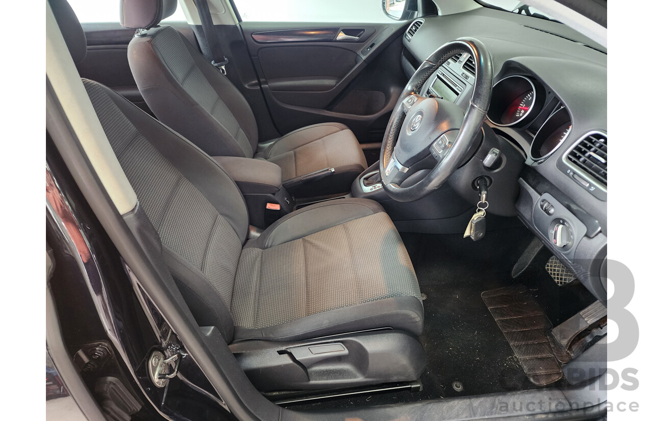 7/2011 Volkswagen Golf 118 TSI Comfortline 1K MY11 5d Hatchback Black 1.4L