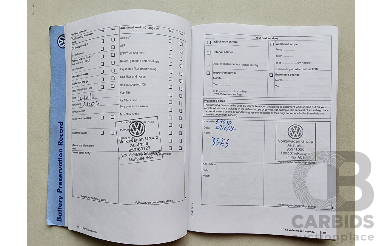 7/2011 Volkswagen Golf 118 TSI Comfortline 1K MY11 5d Hatchback Black 1.4L