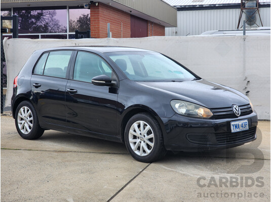 7/2011 Volkswagen Golf 118 TSI Comfortline 1K MY11 5d Hatchback Black 1.4L