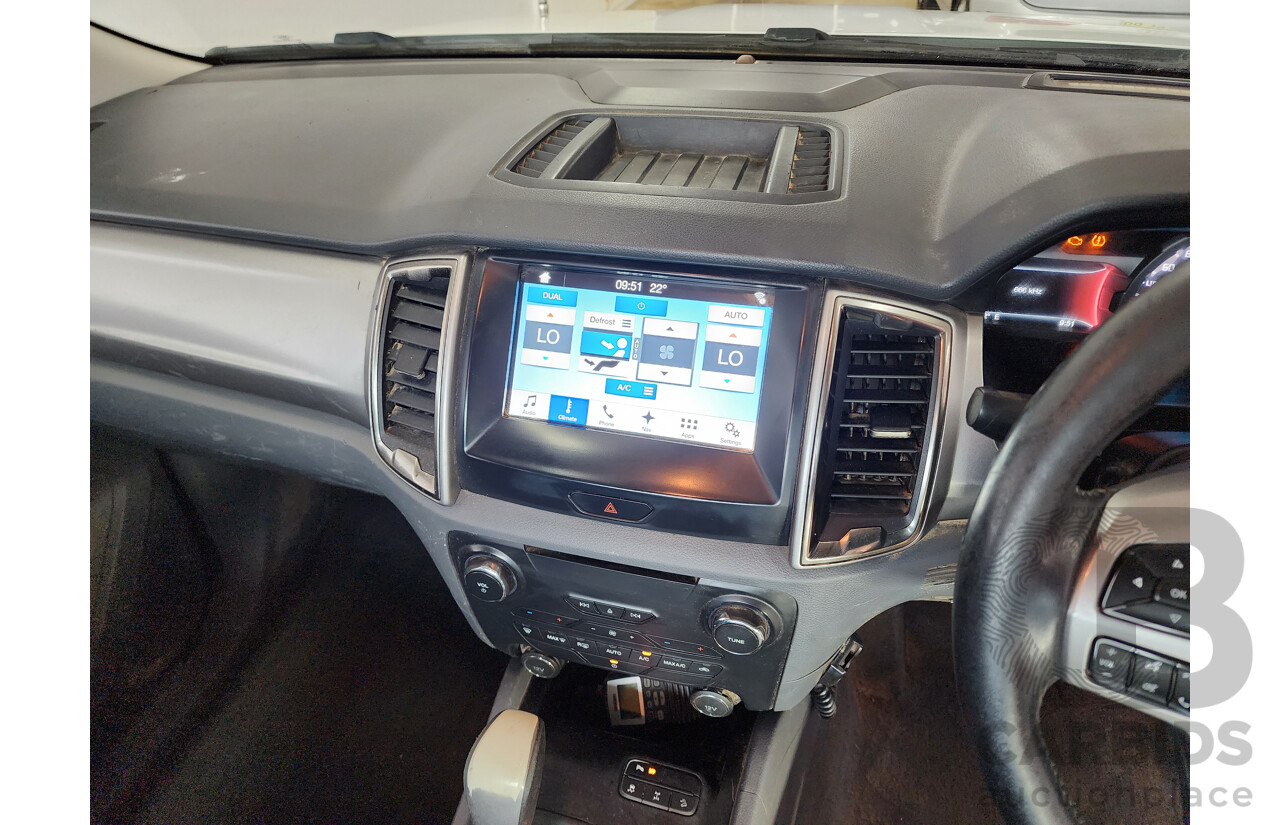 12/2016 Ford Ranger XLT 3.2 (4x4) PX MKII Super Cab Utility White 3.2L