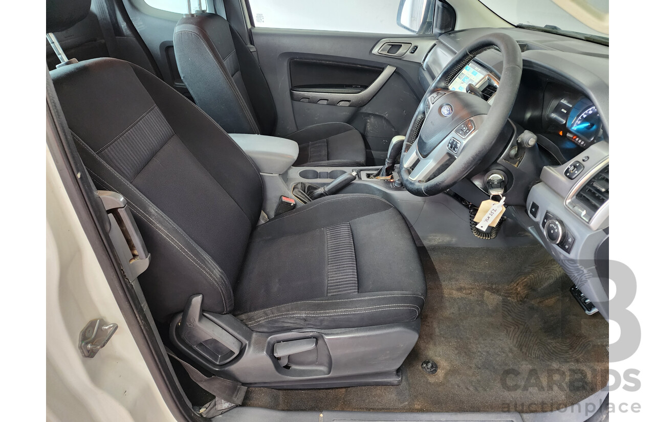 12/2016 Ford Ranger XLT 3.2 (4x4) PX MKII Super Cab Utility White 3.2L