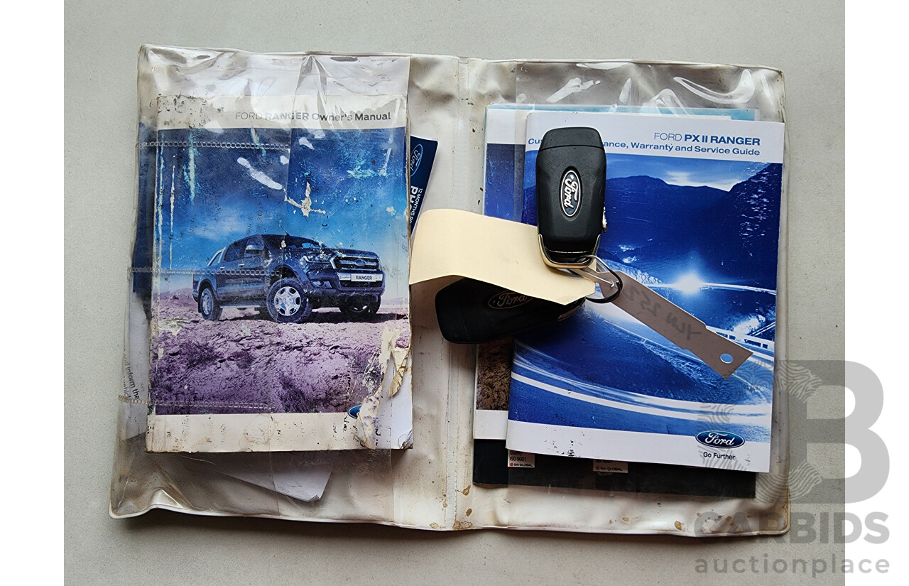 12/2016 Ford Ranger XLT 3.2 (4x4) PX MKII Super Cab Utility White 3.2L