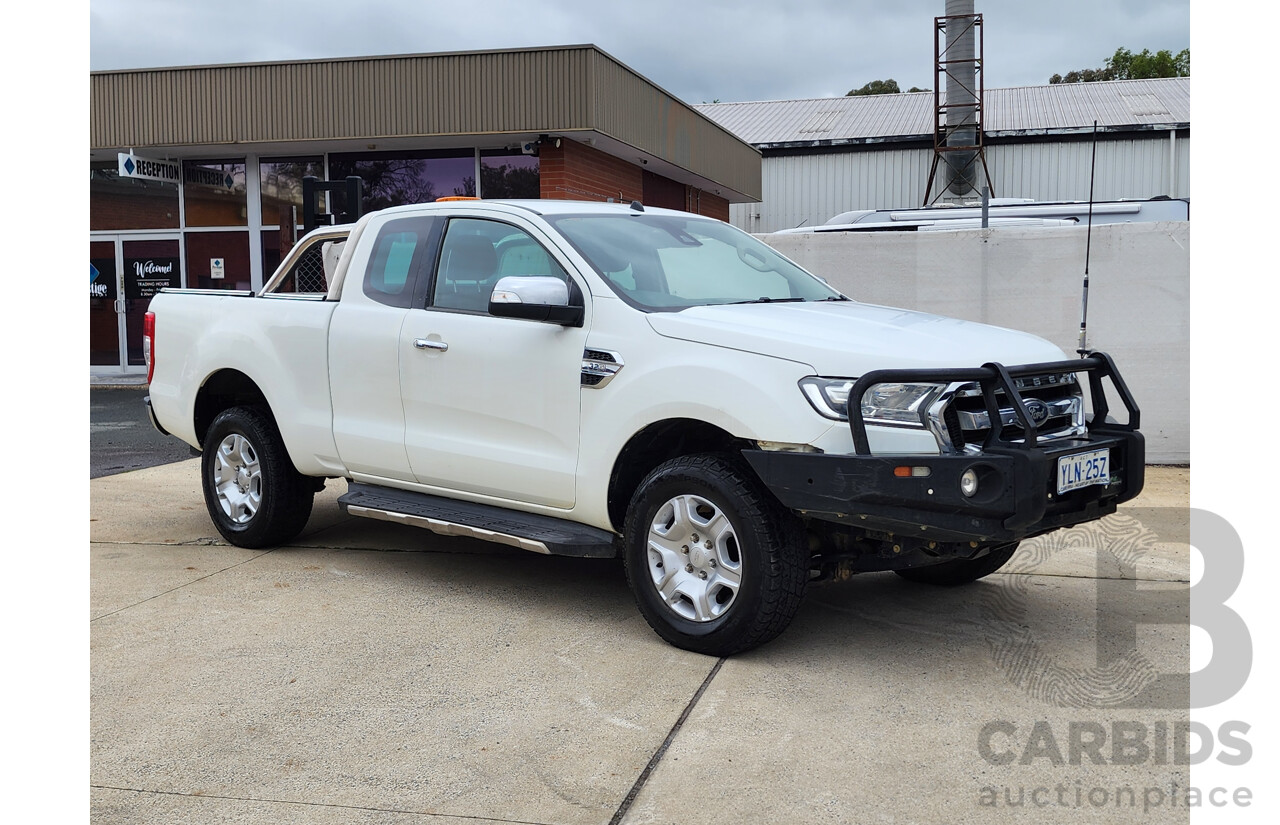 12/2016 Ford Ranger XLT 3.2 (4x4) PX MKII Super Cab Utility White 3.2L