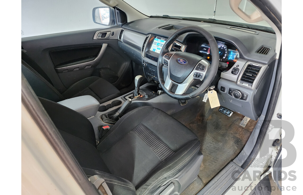 12/2016 Ford Ranger XLT 3.2 (4x4) PX MKII Super Cab Utility White 3.2L