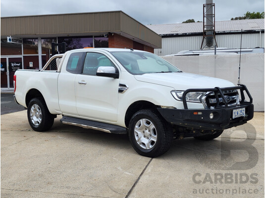 12/2016 Ford Ranger XLT 3.2 (4x4) PX MKII Super Cab Utility White 3.2L