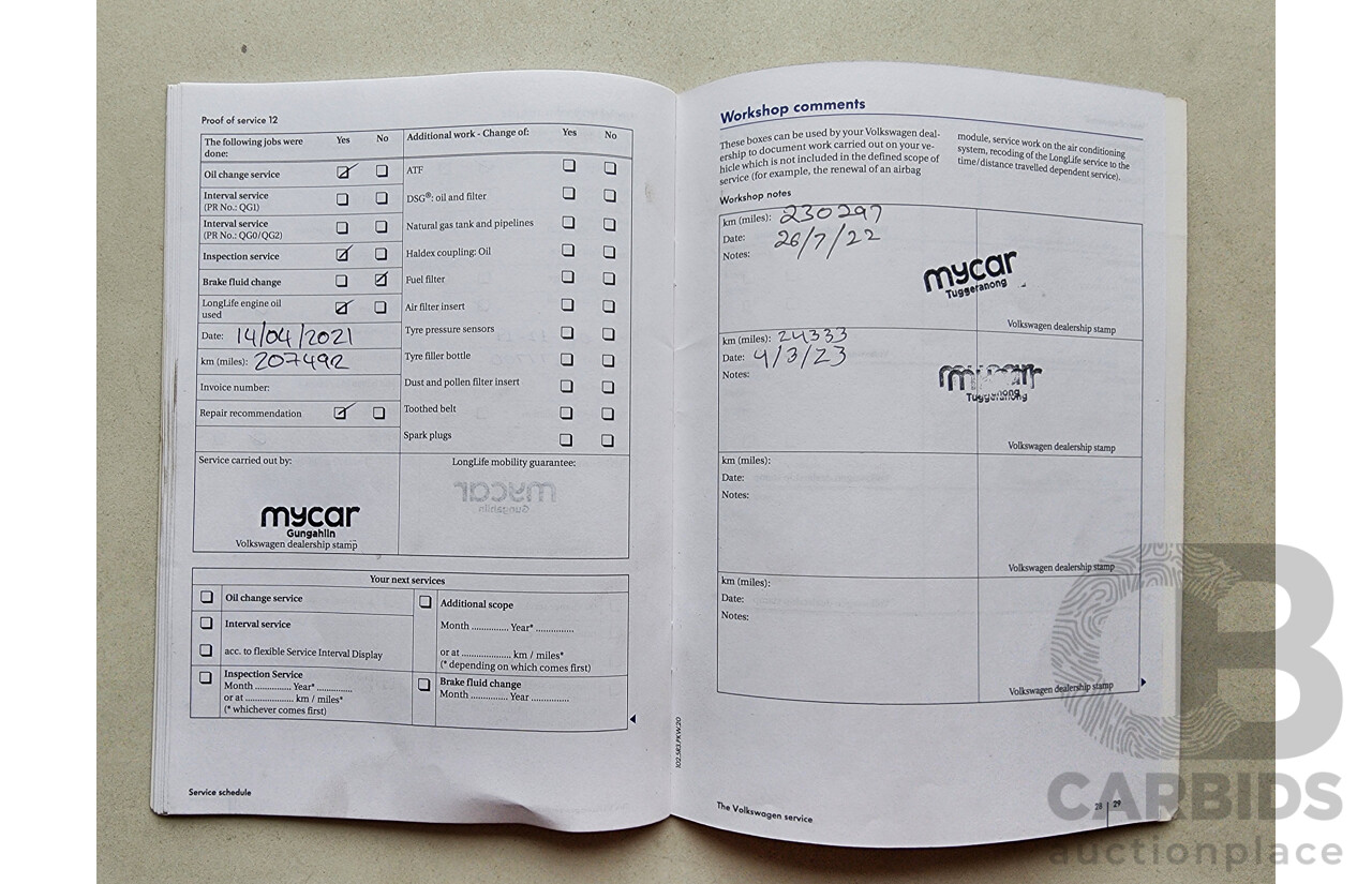 7/2010 Volkswagen Golf 90 TSI Trendline 1K MY10 5d Hatchback Red 1.4L