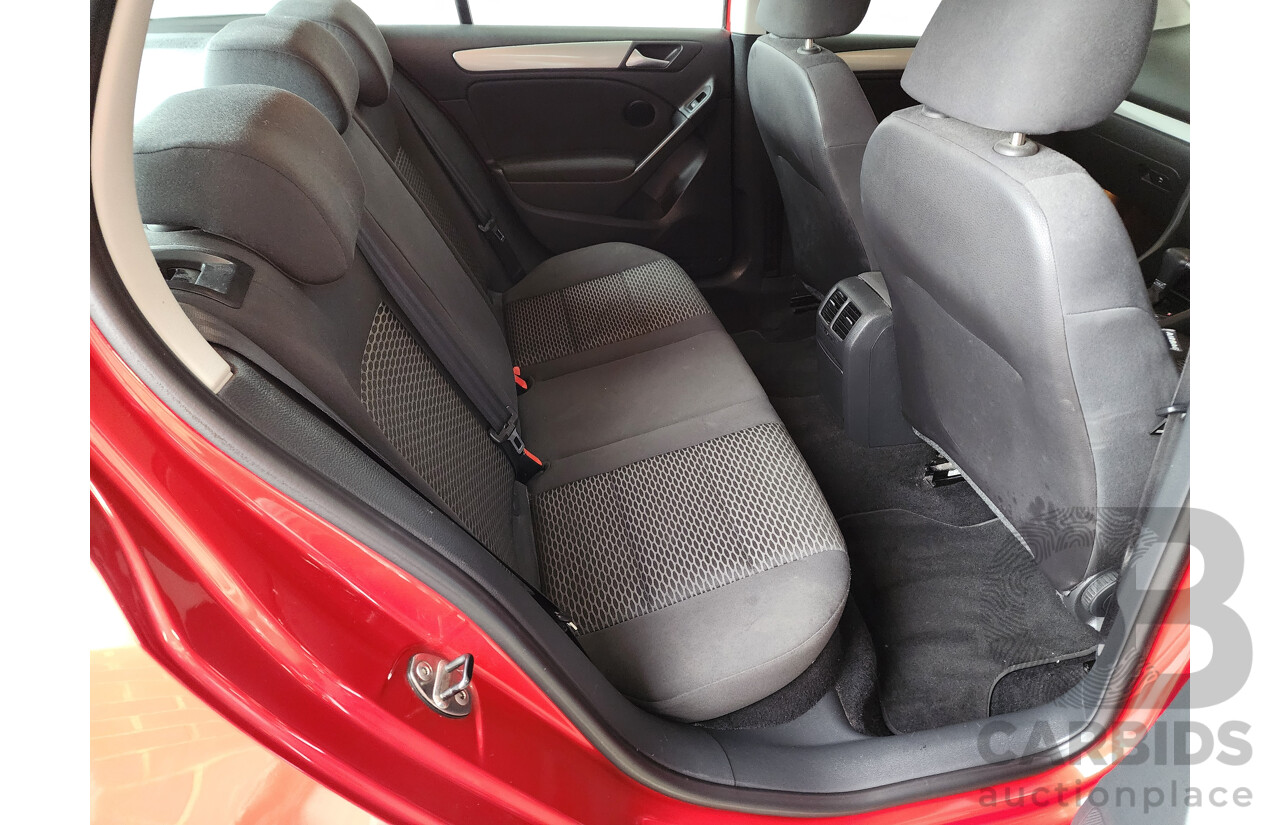 7/2010 Volkswagen Golf 90 TSI Trendline 1K MY10 5d Hatchback Red 1.4L