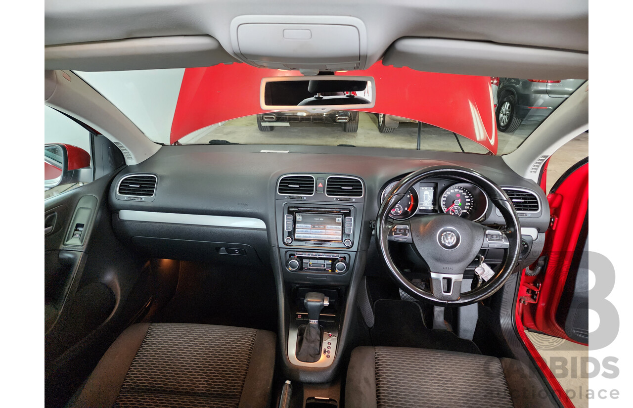 7/2010 Volkswagen Golf 90 TSI Trendline 1K MY10 5d Hatchback Red 1.4L