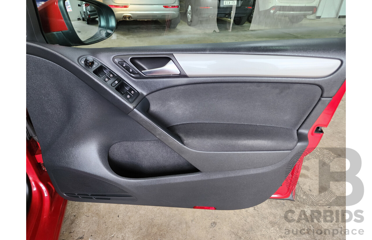 7/2010 Volkswagen Golf 90 TSI Trendline 1K MY10 5d Hatchback Red 1.4L