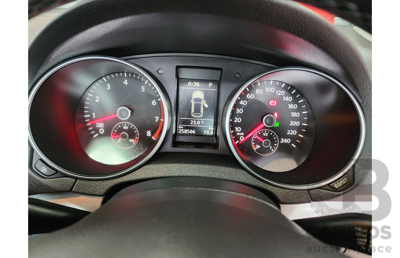 7/2010 Volkswagen Golf 90 TSI Trendline 1K MY10 5d Hatchback Red 1.4L