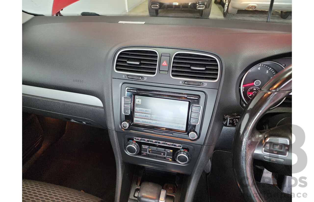 7/2010 Volkswagen Golf 90 TSI Trendline 1K MY10 5d Hatchback Red 1.4L